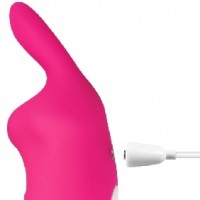 APP Compatible Wearable Vibrator, 12 Function, Clitoral & G-Spot Rabbit, w/Remote Control, Rechargeable, PINK